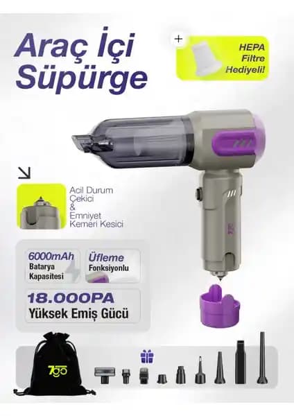 Araç İçi Temizlik İçin 7Go Ahv-14 ve Auhma AHV-01 Karşılaştırması