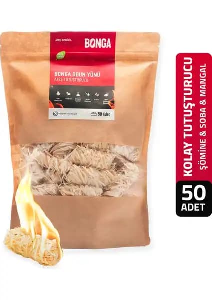 Bonga Şömine ve Mangal Tutuşturucu ile Çakmak Çıra Karşılaştırması 1