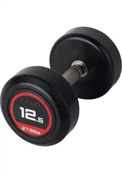 313 Spor 12,5 kg Olimpik Dambıl Kauçuk Kaplı Dayanıklılık ve Ergonomi Özellikleriyle