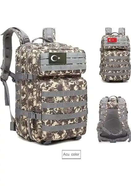 Anadolu Shield Taktik Dağcılık Kamp ve Askeri Tip 45LT Molle Çanta Özellikleri ve Kullanım Alanları