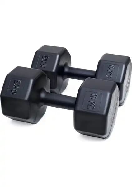 Besinistanbul Ps Spor 10 kg Dambıl Seti: Dayanıklı ve Kullanışlı Fitness Ekipmanı