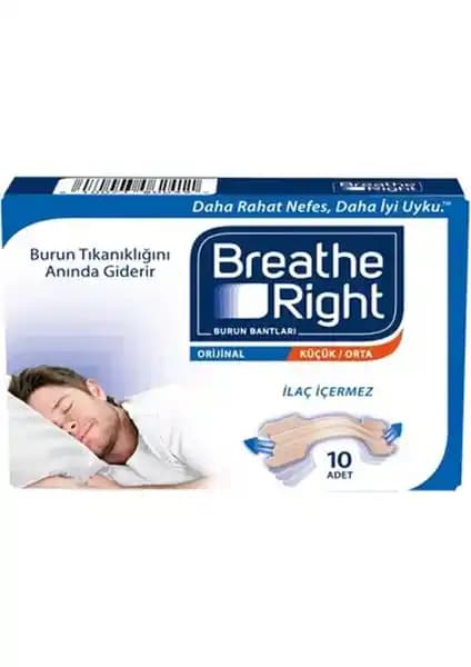 Breathe Right Orijinal Burun Bandı ile Rahat Nefes Almanın Yolu