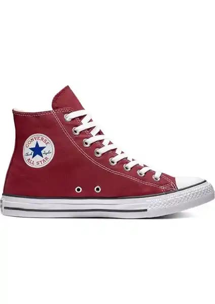Converse Chuck Taylor All Star Bordo Erkek Yüksek Bilek Spor Ayakkabısı Günlük Şıklık ve Konfor Sunar