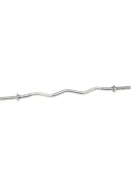 Cosfer 120 cm Krom Z Bar İçi Dolu Halter Barı Güç ve Dayanıklılık İçin Tasarlandı