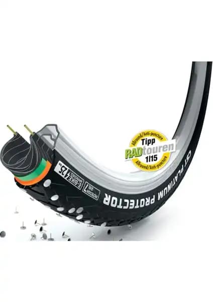 CST Dış Lastik Şehir Platınum Protector 26X1.75 Zırhlı Güvenli ve Dayanıklı Şehir Lastiği