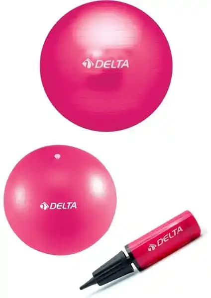 Delta 75 cm Pilates Topu ve Denge Topu Seti ile Sağlıklı Yaşam ve Esneklik Artışı
