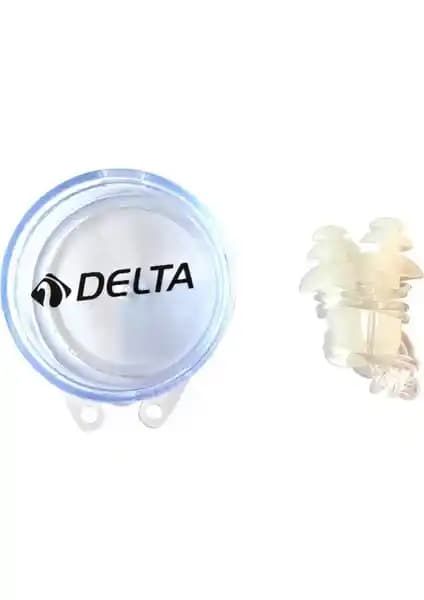 Delta Ergo Silikon Şeffaf Kulak Tıkacı Yüzme ve Su Sporları İçin Koruyucu Çözüm