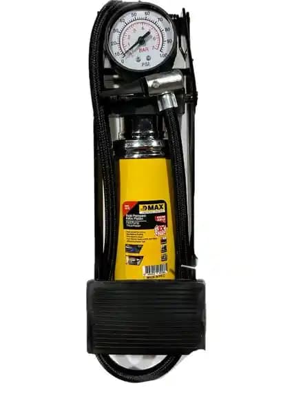 Dmax Ayak Pompası Kalın Piston Göstergeli 4579 ile Hızlı ve Güvenilir Lastik Şişirme Çözümü