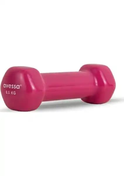 Evde Kullanım İçin Pembe 0.5 kg Dumbell: Dayanıklı ve Estetik Fitness Ekipmanı