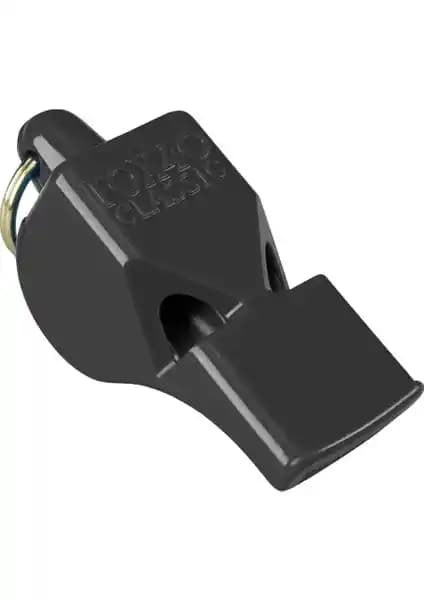 Fox 40 Classic Siyah Hakem Düdüğü Yüksek Ses ve Dayanıklılık Özellikleriyle Profesyonel Kullanım İçin