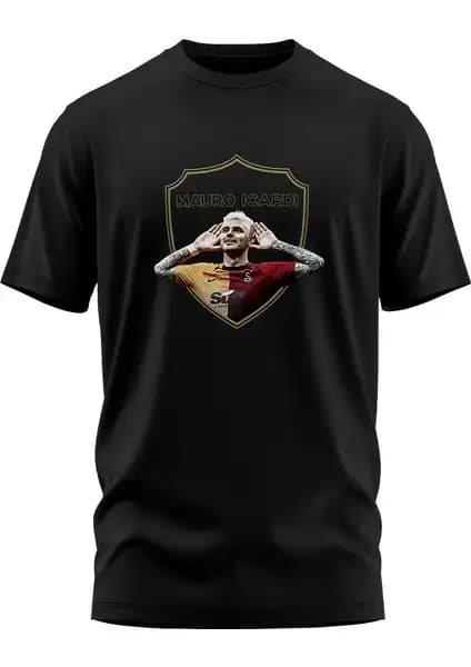 Galatasaray Icardi Erkek T-Shirt E232257 - Takım Tutkusunu Yansıtan Şık Spor Giyim