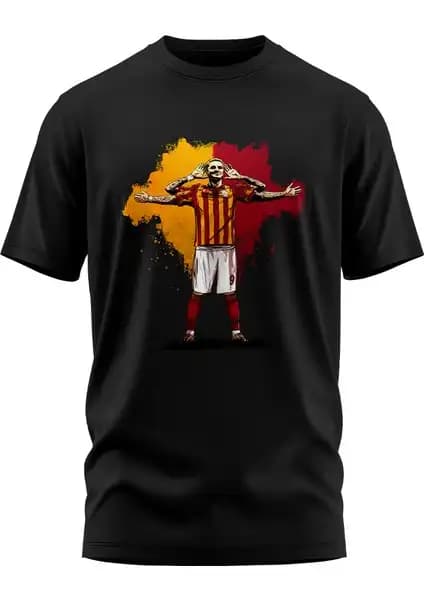 Galatasaray Icardi Lisanslı Erkek T-Shirtı Sınırlı Sayıda Rahat ve Şık Tasarım