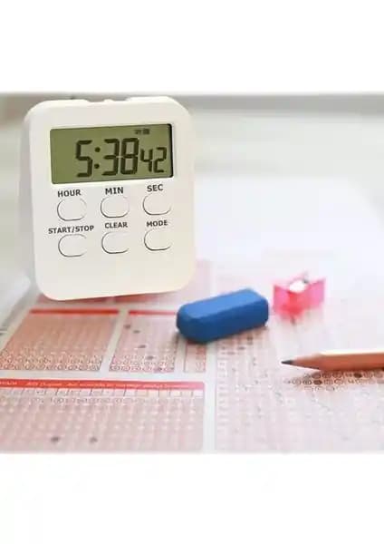 Gaman 1 Kalite Öğrenci Sınav Kronometresi: Çok Fonksiyonlu ve Taşınabilir Zaman Ölçüm Cihazı