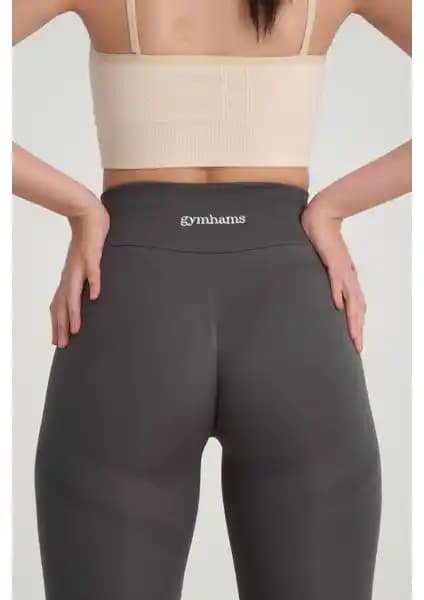 Gymhams Kalça Şekillendirici Yüksek Bel Spor Taytı Kadınlar İçin Fonksiyonel ve Şık Tasarım