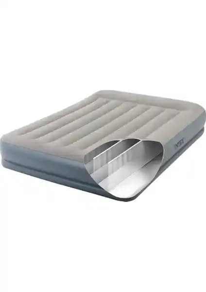 İntex 64418 Elektrikli Çift Kişilik Fiber Tech Yatak: Konfor ve Pratiklik Sunan Modern Uyku Çözümü