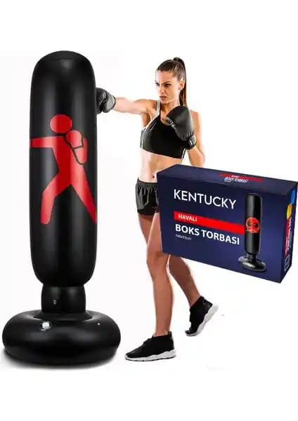 Kentucky Blanka 160 cm Dikey Ayaklı Şişme Boks Torbası - Dayanıklı ve Pratik Spor Ekipmanı