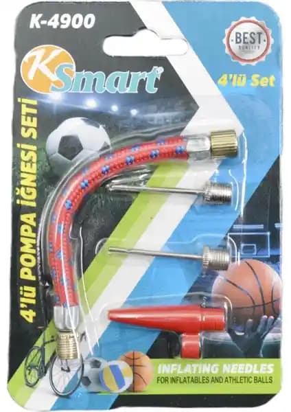 Ksmart 4 Lü Pompa İğnesi: Çok Yönlü ve Ekonomik Şişirme Çözümü