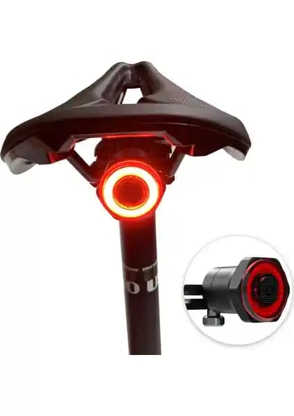 Meroca Akıllı Bisiklet Arka Fren Lambası Güçlü ve Güvenli Sürüş İçin Tasarlandı