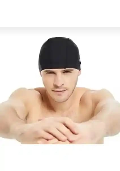 Mirsa Global Likra Kumaş Bone Yüzücü Şapka Unisex Dayanıklı ve Esnek Tasarım