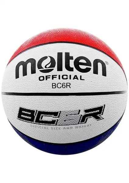 Molten No:6 BC6R2-T/W/R/B Basketbol Topu: Dayanıklı ve Performanslı Spor Malzemesi