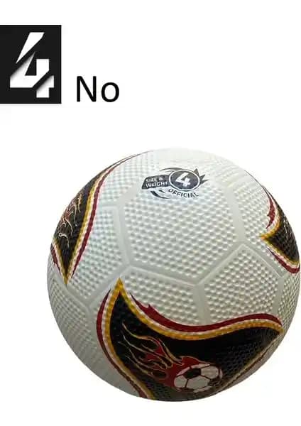 Muba Her Zemine Uygun Kauçuk Futbol Topu No:4 Dayanıklı ve Çok Yönlü Spor Malzemesi