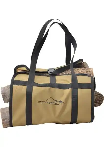 Nurgaz Campout Odun Taşıma Çantası Kamp ve Açık Hava Aktiviteleri İçin Pratik Çözüm