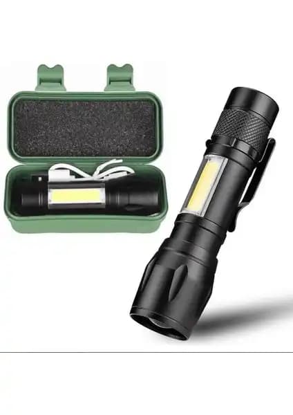 Panther PT-4140 Süper Parlak Cob Zoomlu LED El Feneri Güç ve Taşınabilirlik Özellikleri