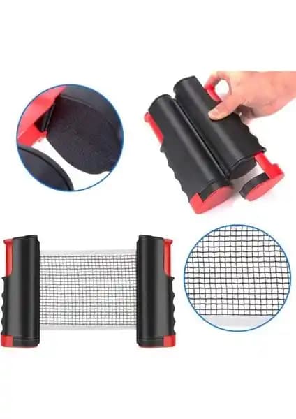 Pekial Mekanizmalı Taşınabilir Teleskopik Kaymaz Ping Pong Masa Tenisi Filesi Aparatı