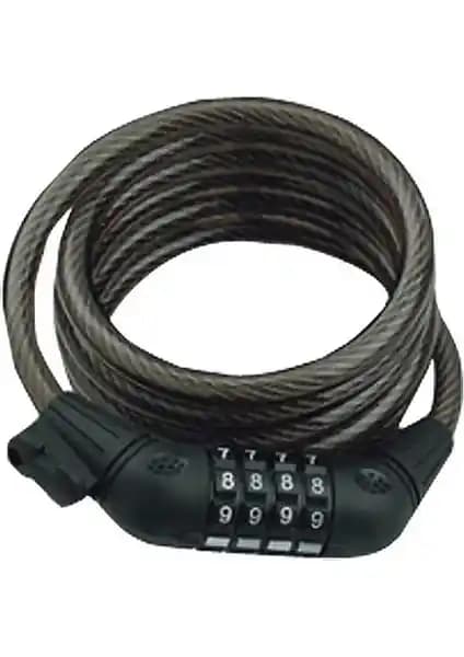 Plus Şifreli Uzun Siyah Kilit 1000x12mm Güvenlik ve Dayanıklılık Sunar