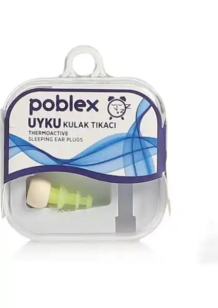 Poblex Uyku ve Seyahat Kulak Tıkacı: Gürültü Engelleyici ve Konforlu Tasarım