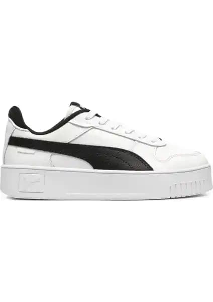 Puma Carina Street Beyaz Kadın Sneaker: Günlük Şıklık ve Konfor Sunan Modern Tasarım