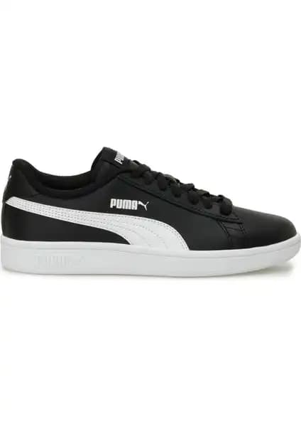 Puma Smash v2 L Siyah Kadın Sneaker: Şıklık ve Konforu Bir Arada Sunan Modern Tasarım