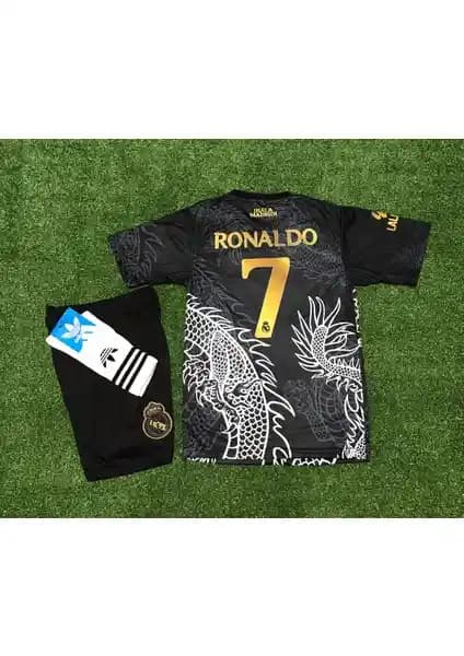 Real Madrid 2023/24 Sezonu Dragon Desenli Cristiano Ronaldo Forma Seti