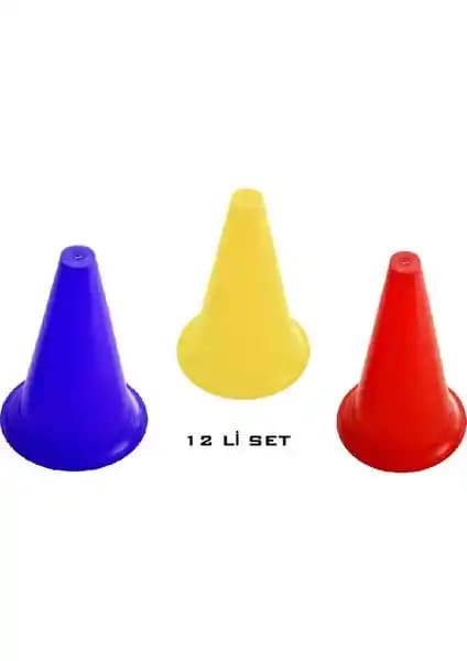 Return 12 Li 3 Renk 17 cm Spor Antrenman Hunisi Güvenilir ve Çok Renkli Çocuklar İçin