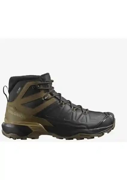 Salomon X Ultra Snowpılot Wp Erkek Outdoor Bot Haki Renkli Dayanıklı ve Su Geçirmez Tasarım