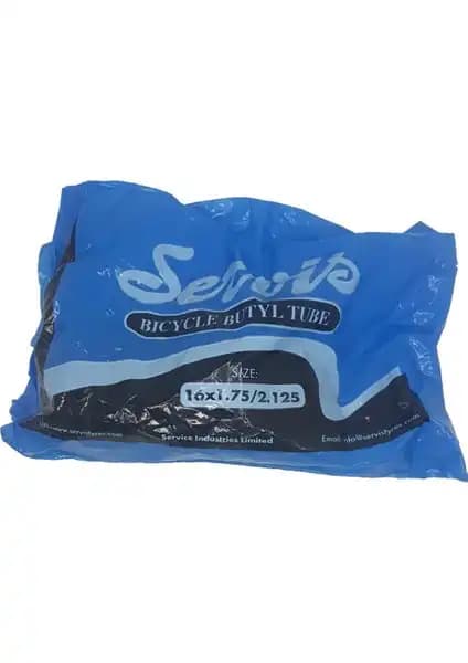Servis Ithal 16 x 2.125 İç Lastik: Dayanıklı ve Performanslı Bisiklet İç Lastiği