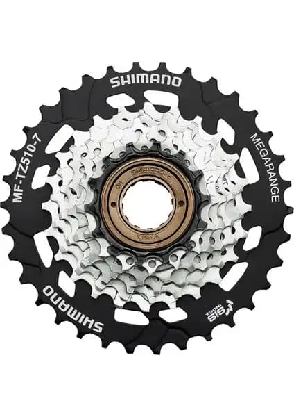 Shimano MF-TZ510 7s Megarange Dişli: Dağ Bisikleti İçin Dayanıklı ve Yüksek Performanslı Sistem
