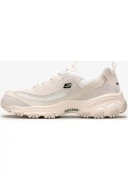 Skechers DLites Kadın Beyaz Sneaker: Şıklık ve Konforun Mükemmel Buluşması