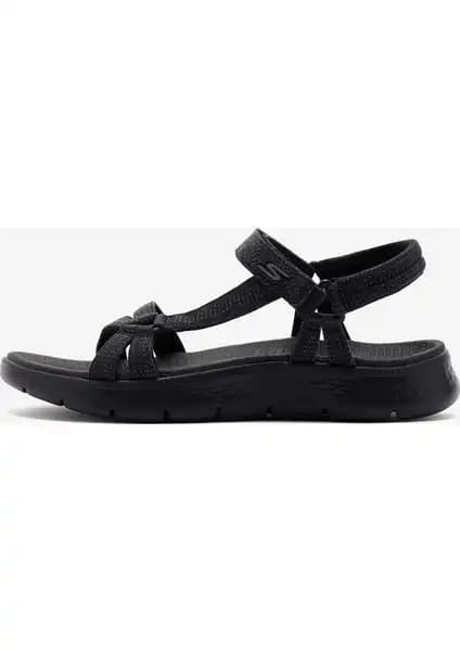 Skechers Go Walk Flex Kadın Siyah Sandalet Konfor ve Şıklık Sunan Modern Tasarım