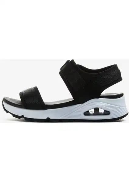 Skechers Uno Yeni Sesh Kadın Siyah Sandalet Konfor ve Şıklık Sunar