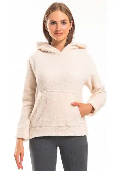 Slazenger SADE I Kadın Polar Kırık Beyaz Şık ve Rahat Günlük Kullanım Polar Ürünü