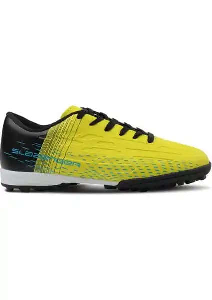Slazenger SCORE I HS Erkek Halısaha Futbol Ayakkabısı Neon Sarı ve Siyah Tasarımın Şıklığıyla Birlikte Performans Sunar