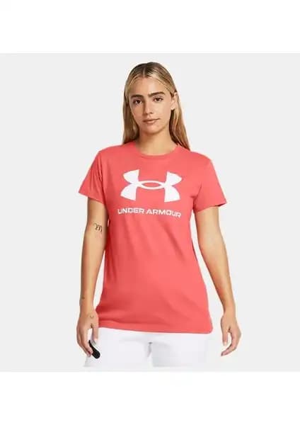 Under Armour Kadın UA Sportstyle Graphic Kısa Kollu Tişört Spor ve Günlük Kullanım İçin