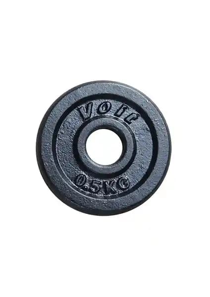 Voit PL101 0,5 Kg Döküm Flanş Ağırlık Plaka Dayanıklı ve Estetik Spor Aksesuarı
