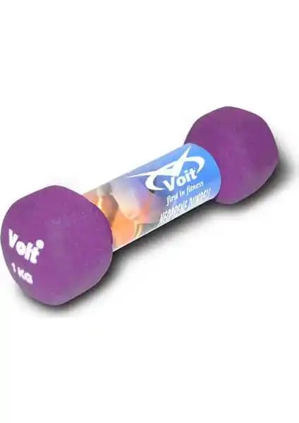 Voit Vdb-04 Altıgen Neopren Dumbbell 1 Kg Spor Ekipmanı Güvenli ve Estetik Kullanım