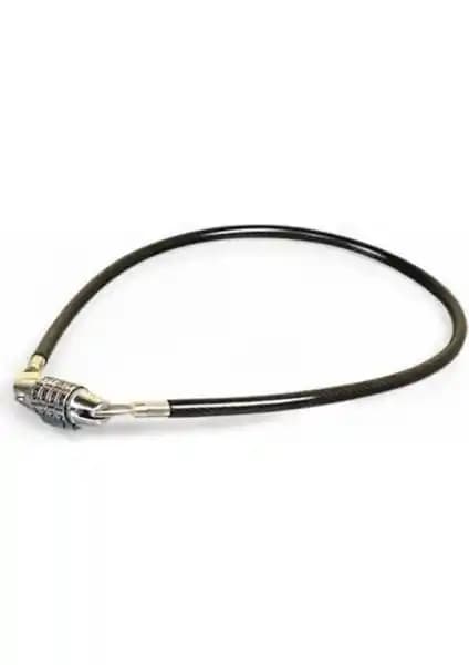 Wetto 4 Şifreli Bisiklet Kilidi 8mm Çelik Güvenlik Kilidi 65cm Uzunlukta