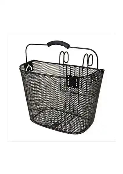 Wetto Bisiklet Taşımalı Demir Siyah Ön Sepet: Dayanıklı ve Kullanışlı Taşıma Çözümü