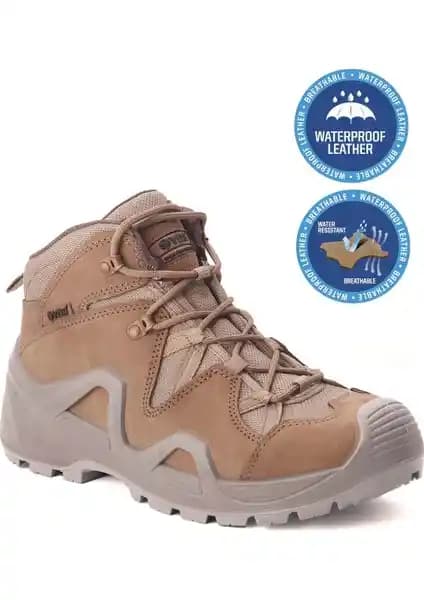 YDS Astor Targa Coyote Doğa Yürüyüşleri ve Taktik Kullanım İçin Dayanıklı Ayakkabı