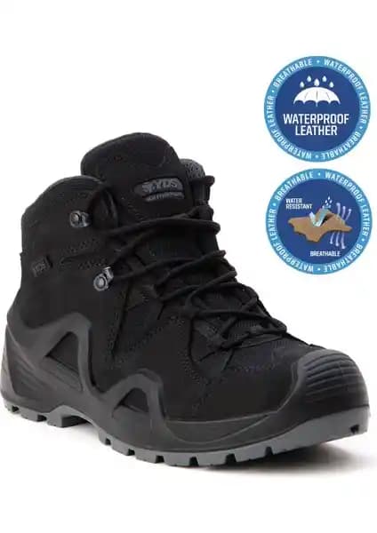 YDS Astor Targa Siyah Bot: Dayanıklı ve Konforlu Outdoor ve Taktik Ayakkabı