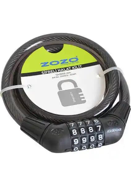 Zozo 12X100 4 Lü Şifreli Halat Kilit: Dayanıklı ve Kullanışlı Güvenlik Çözümü